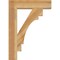 Ekena Millwork Merced Block Rough Sawn Bracket, Western Red Cedar, 4"W x 20"D x 28"H BKT04X20X28MRC05RWR - alternate 4